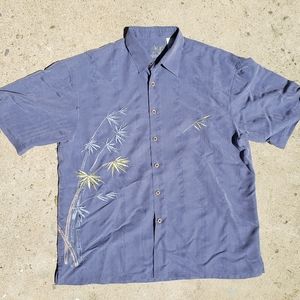 Bamboo Cay modal Hawaiian shirt , super soft, size Large